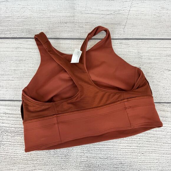 Lululemon Active Wunder Train Cayenne Longline Sports Bra Size 8 - Picture 9 of 10